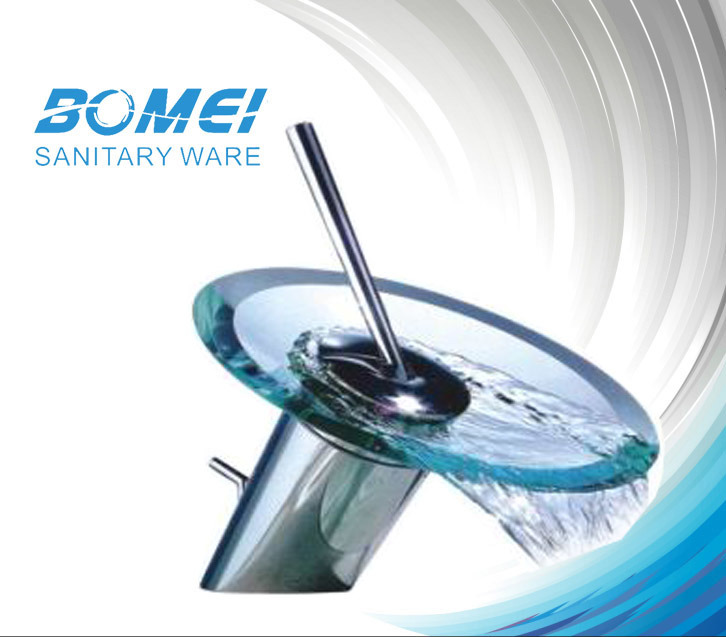 Single Handle Glass Waterfall Faucet (BM50701)