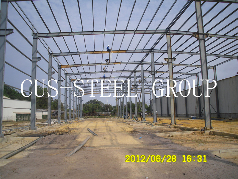 Cheap Long Span Prefabricated Warehouse Building/Steel Structure
