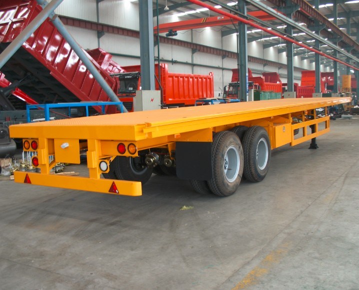 2 Axle Flatbed Trailer, 40ft, 50t