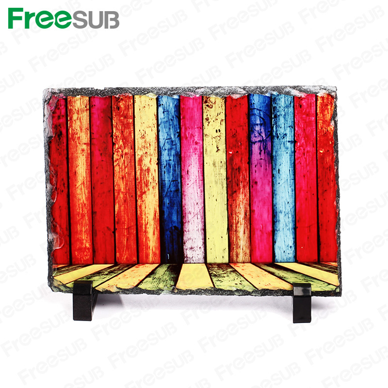 Freesub Heat Press Sublimation Rock Photo Frame Blank Photo Slate