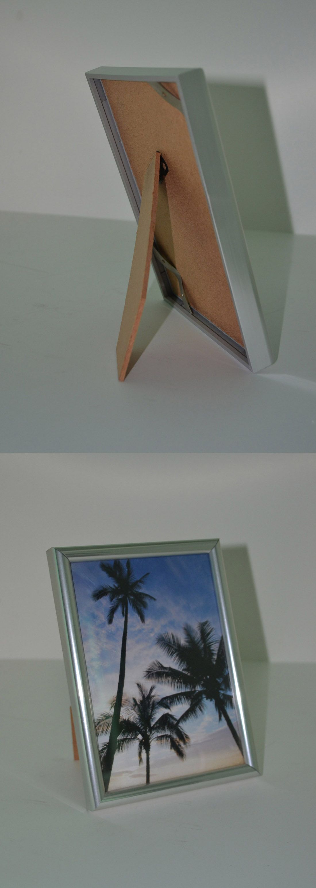 Silver Aluminum Photo Frame