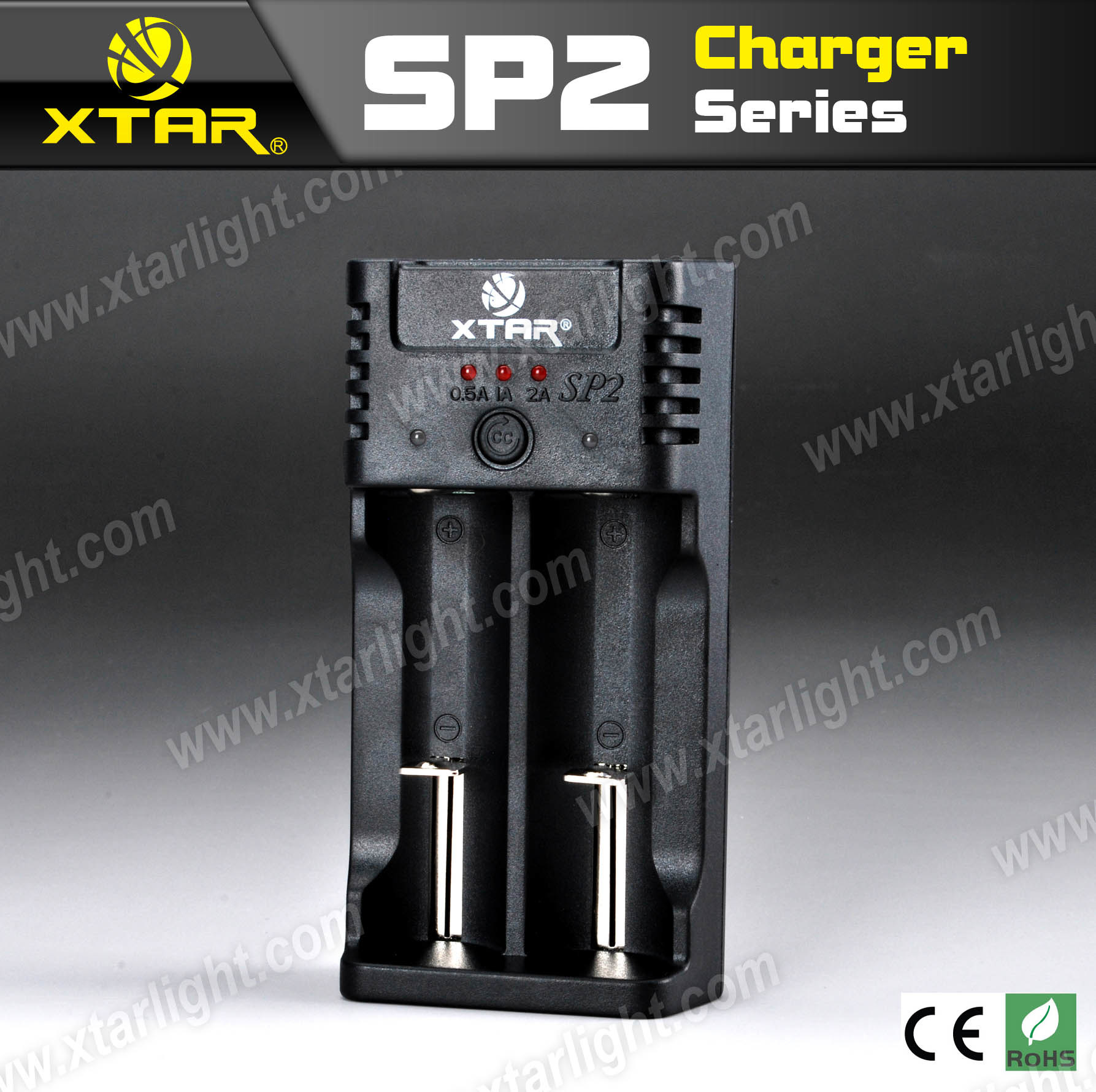 Xtar Sp2 3.6V/3.7V Li-ion 18650/26650 Charger