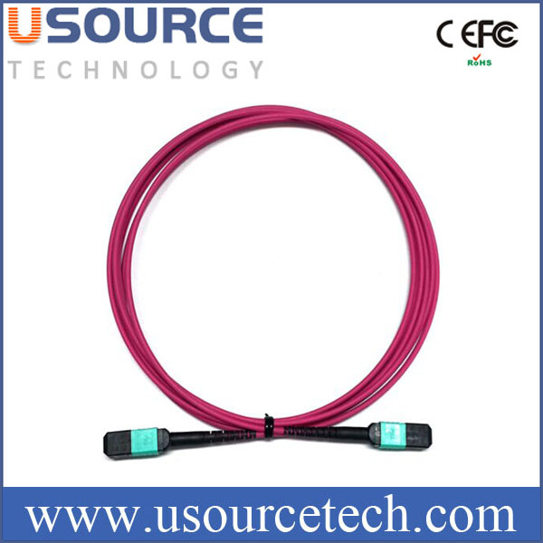 Optical Fiber Patch Cord MPO Cable Plenum