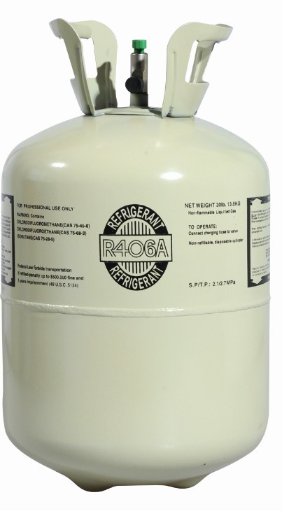R406A Refrigerant Gas with High Purity 99.9% for Refrigeration