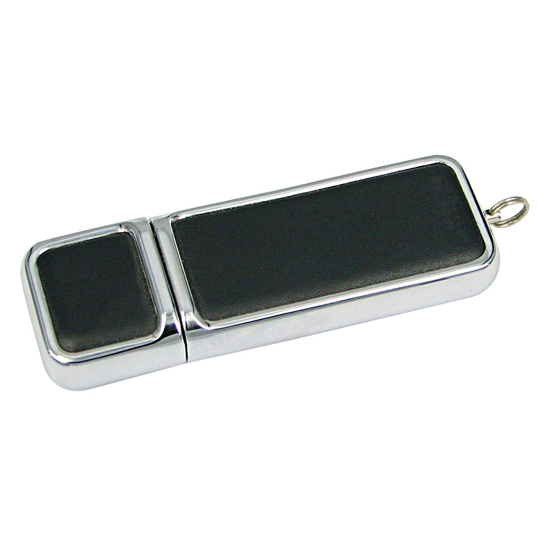 Leather Black USB Flash Memeory Disk