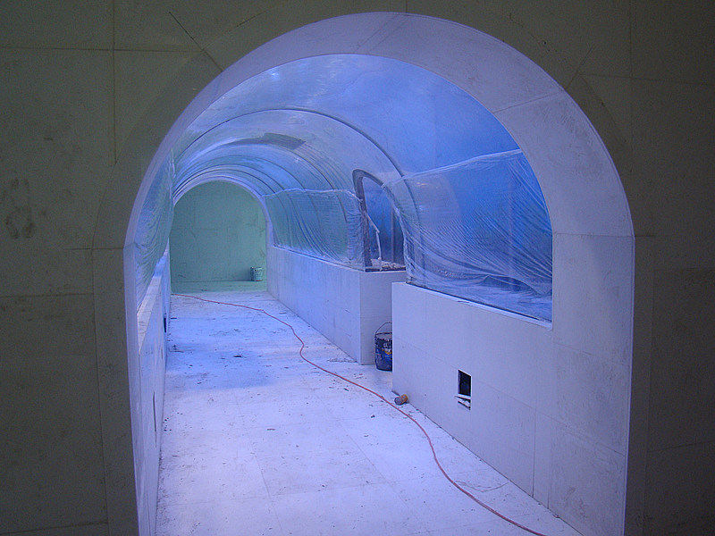 Transparent Lucite Material Acrylic Tunnel