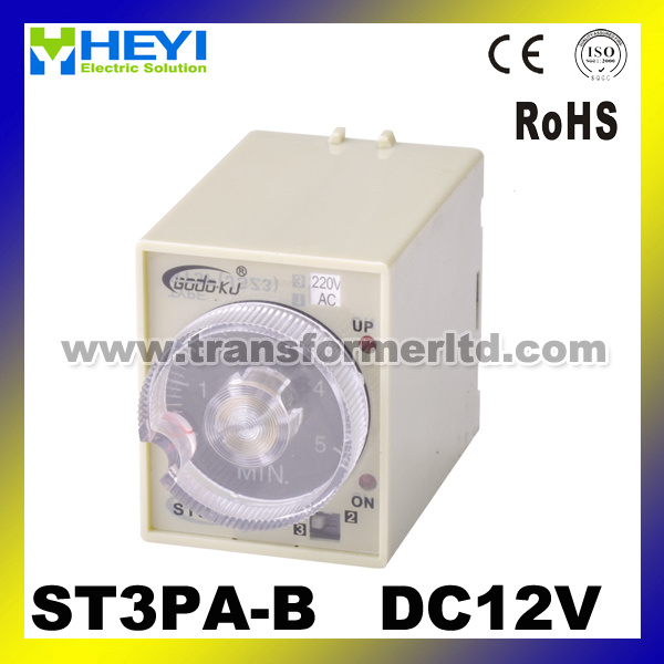 St3PA-B 220V 24V 12V Time Delay Relay Timer Relay