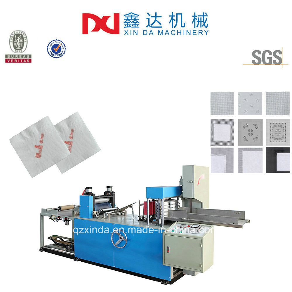 Automatic Embossed Folding Serviette Paper Process Machine