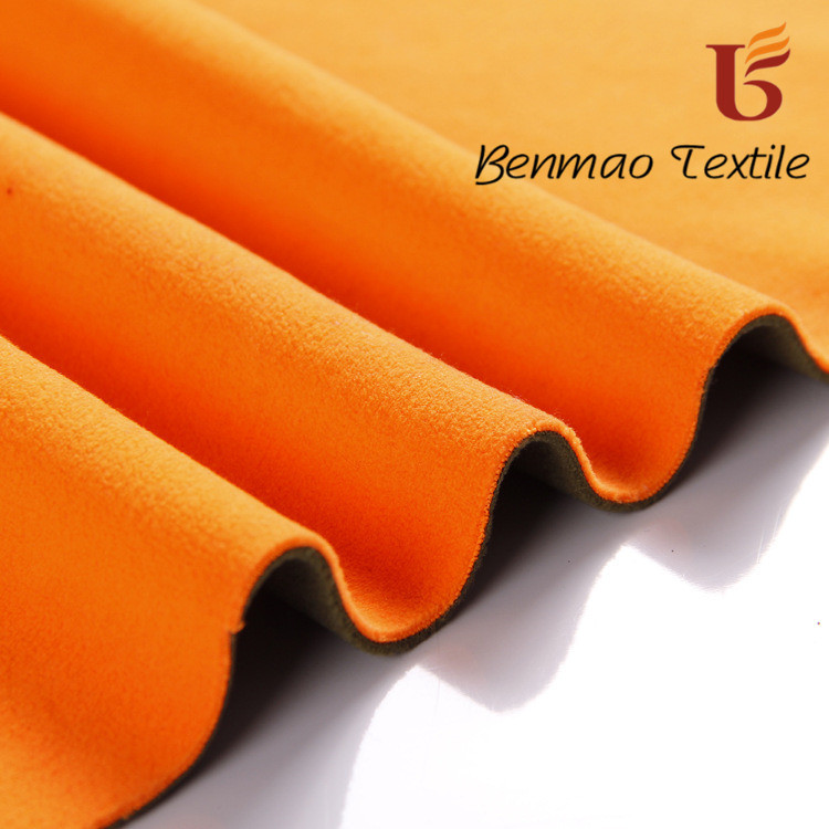 Bonded Dyed Polyester Polar Fleece Fabric for Home Textile
