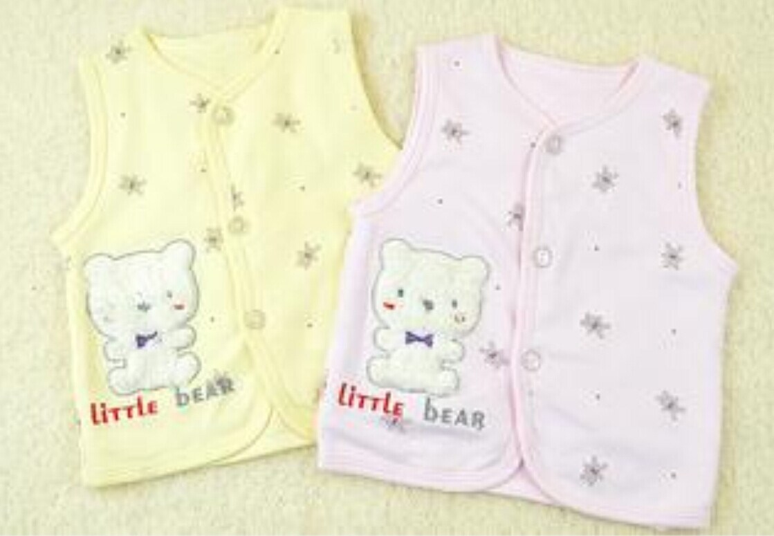 Baby Clothing, Sleeveless Cotton T-Shirt (MA-B019)