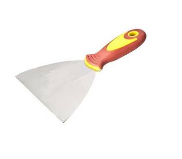Stainless Steel Double Color Plastic Handle Putty Knife