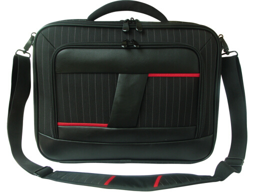 Balck and Red Color Handbag Computer Case Laptop Bag (SM8519)