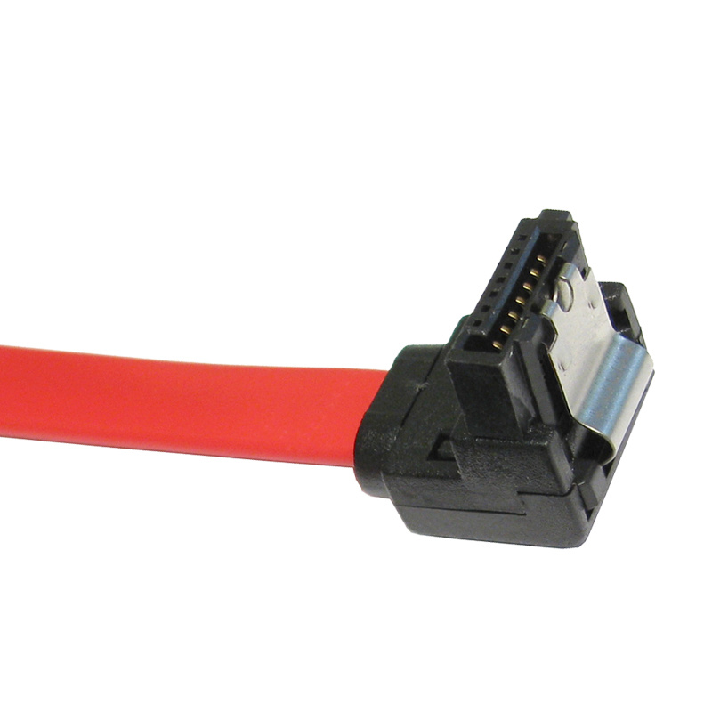 SATA 7pin Straight to Right Angle Cable