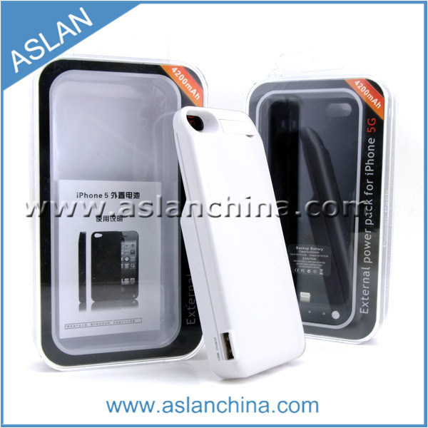 Newest Special Portable for iPhone 5s Power Case Plant with Large Capacity (ASD-018)