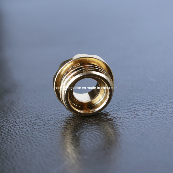 Precision Metal Parts Round Head Nut with Gold Plated
