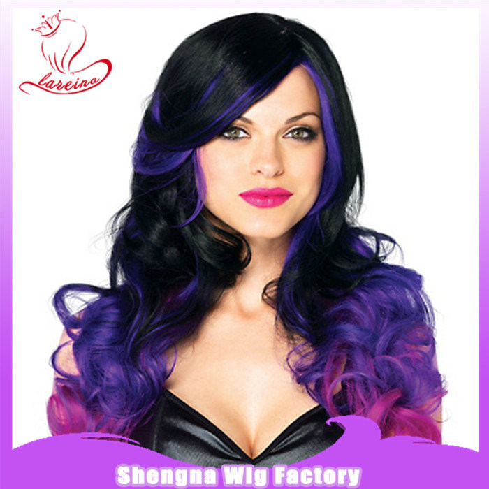 BSCI New Arrival Fashion Carnival Party Ombre Color Wig (SN0040)