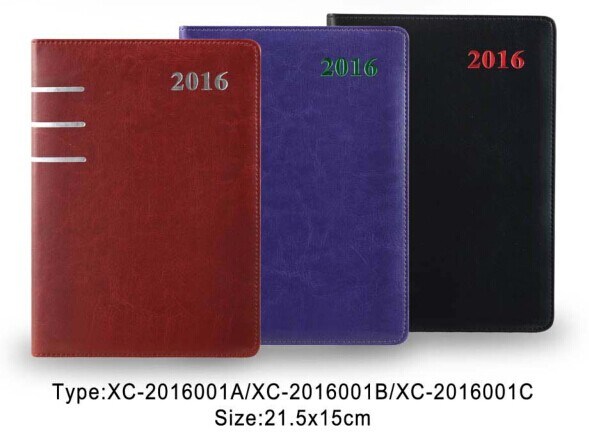Leather Note Book with 2016 Calendar