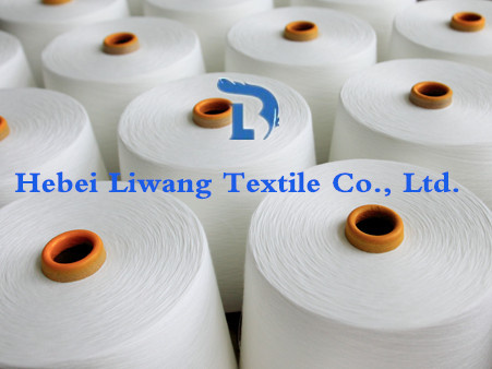 100% Ring Spun Polyester Yarn for Weaving and Knitting