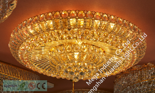 Modern Popular Home Hotel Hall Decorative Crystal Ceiling Light Lamp (3559-10)