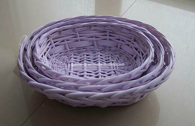 Round Willow Basket (dB044)