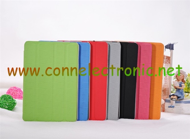 Super Slim Leather Case for iPad Mini, with Basketball Pattern