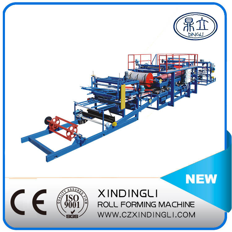 New Designed EPS/Rock Wool Composite Sheet Roll Forming Machinery