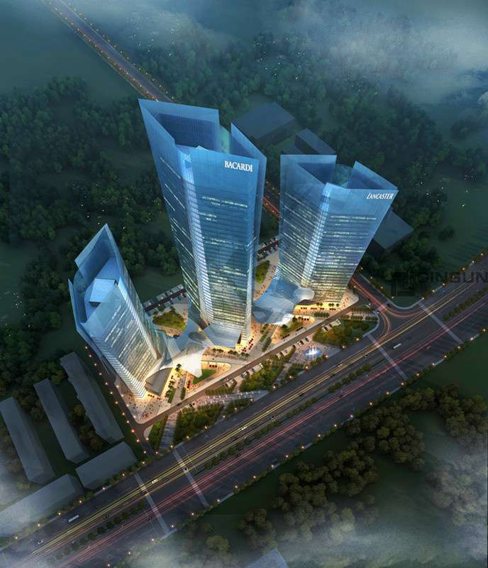 Architectural Visualization Aerial View
