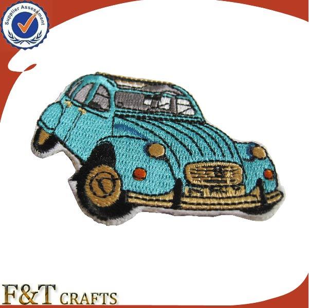 Cheap Custom Cute Car Shape Embroidery Patch (FTEP102J)