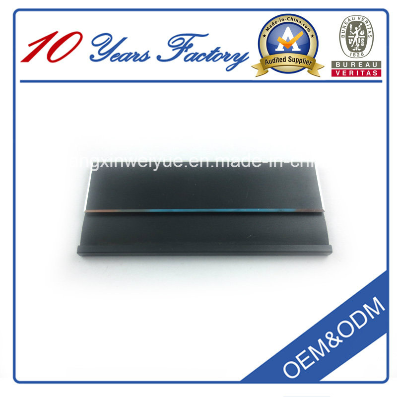 Black Color Rectangle Magnetic Name Plate