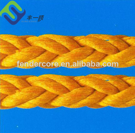 Hot Selling 8 Strand 50 Mm PE Braided Marine Rope