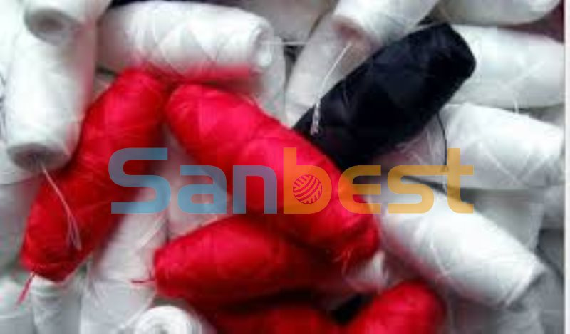 100% Polyester Cocoon Bobbins Thread with High Tenacity