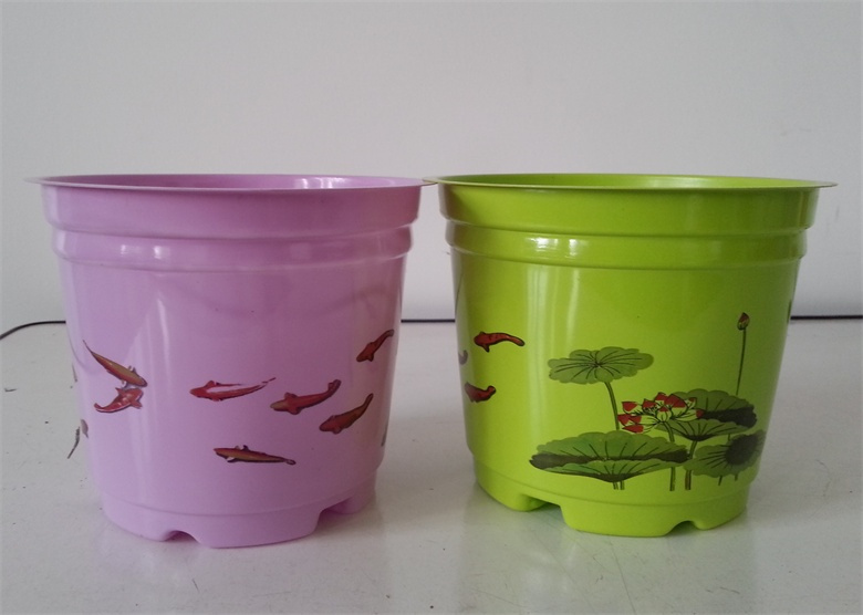 Printed Plastic Pots
