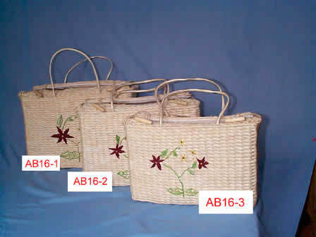 Straw Bag AB16-1, 2, 3