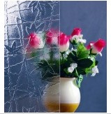Silver Square Pattern Glass