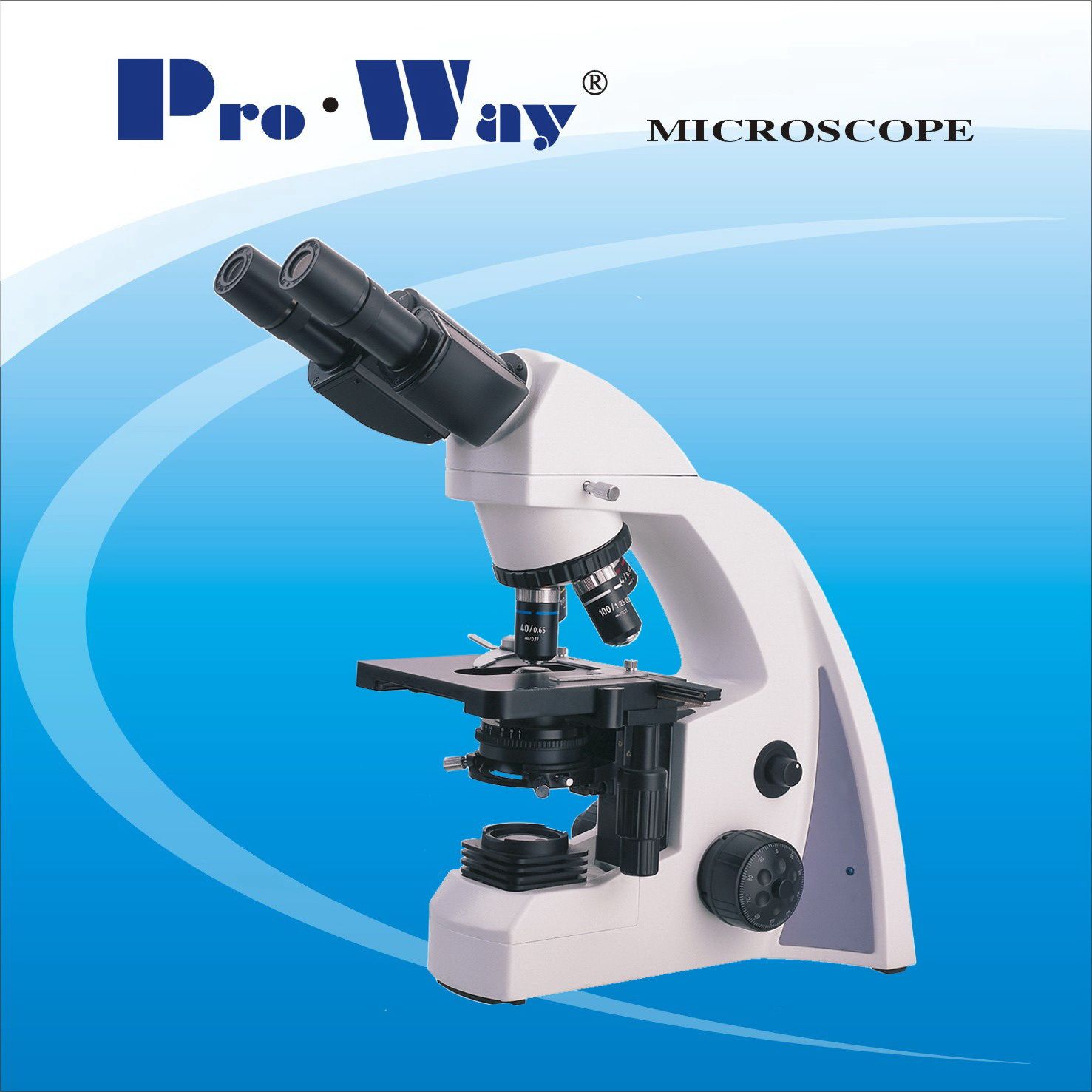 40X-1000X Seidentopf Binocular Biological Microscope (N-PW300)