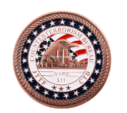 Custom 3D Logo Coast Guard Challenge Coin (CC01)