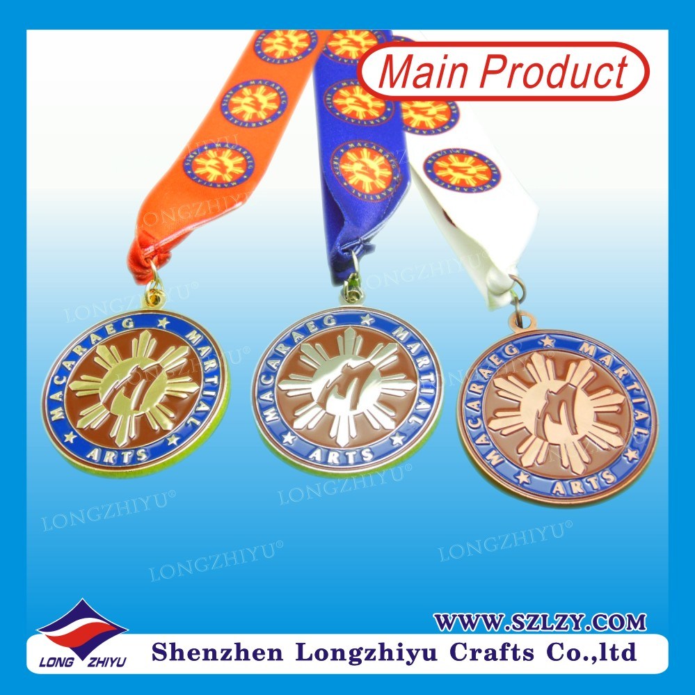 Marathon Medal Souvenir OEM Metal Medals Manufacturer Cheap Medal with Ribbon