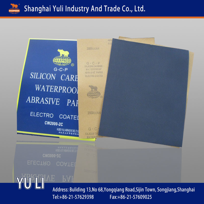 Very Competitive Price Waterproof Abrasive Paper
