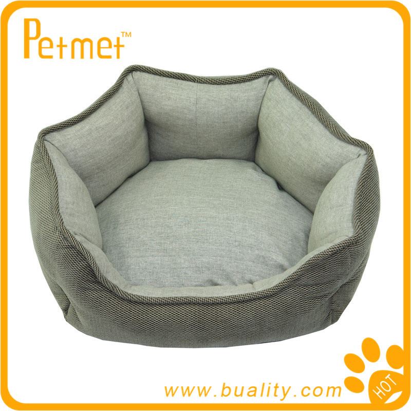 Soft Suede Oblong Dog Bedding with Removable Cushion (PT43150)