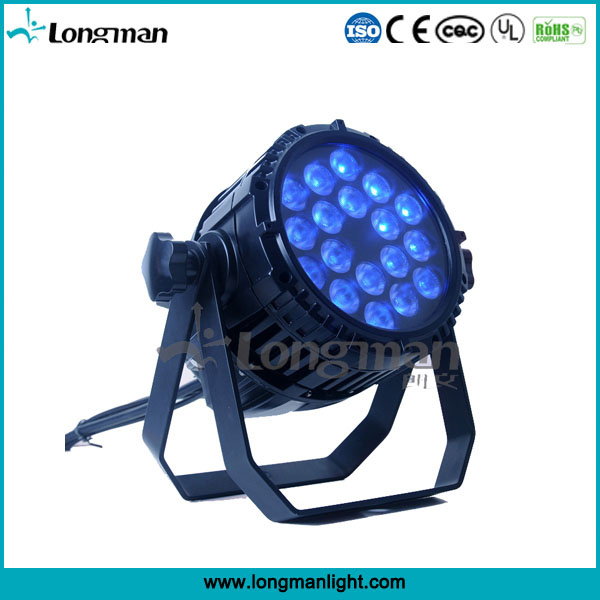 High Power 18PCS 10W RGBW IP65 DMX Light PAR LED for Stage