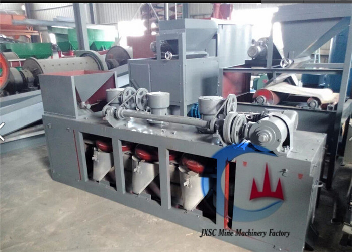 Tantalum Niobium Process Machine 3 PCS Discs Dry Magnetic Separator with 500mm Diameter 16000gauss