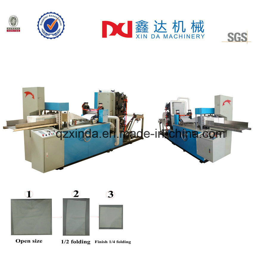 Automatic Printing and Folding Tissue Napkin Serviette Paper Machine Plant