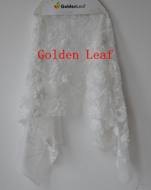 Satin Tape Embroidery Sun Flower Girls' Dress (PD034)