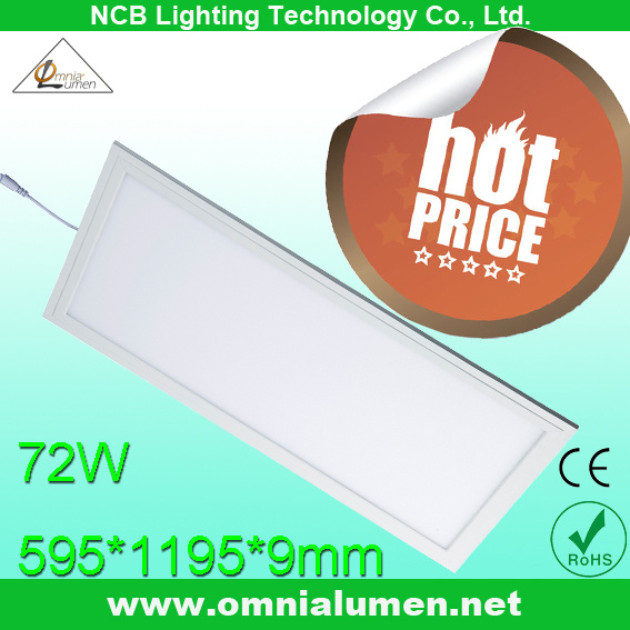 Super Slim Ceiling Recessed Panel LED Down Light (72W)