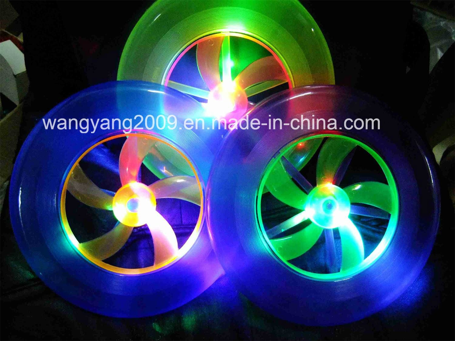 200mm LED Flashing Plastic Frisbee Disc Disk Saucer Boomerang