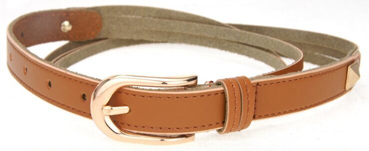 High Quality Women Leather Belt (PMW026)