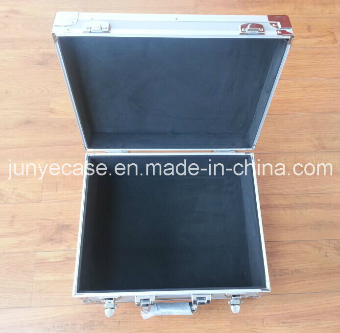 Empty Aluminum Case with EVA Lining for Storage