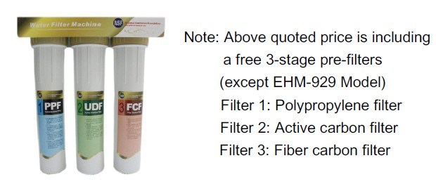 3 Stages Water Filter