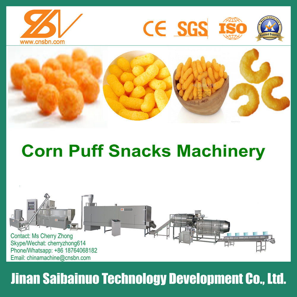 Puff Cereal Corn Snacks Food Machine, Machinery (SLG65/70/85)