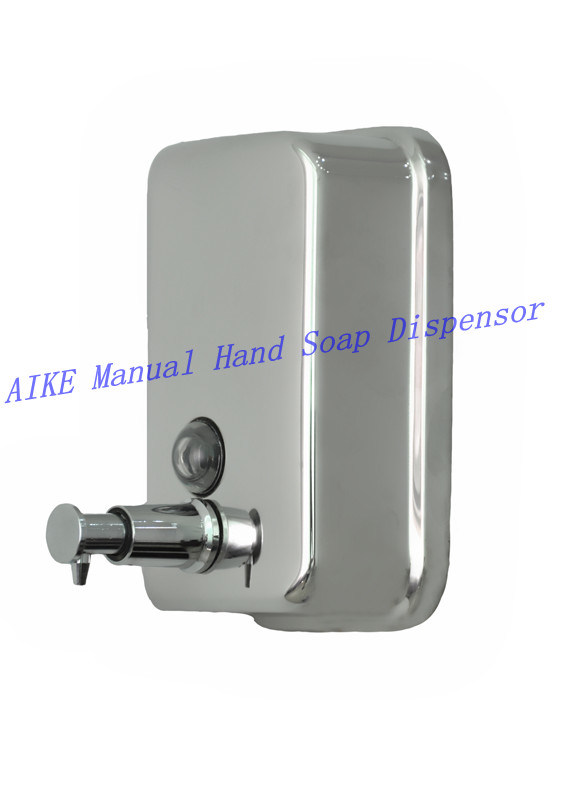 Aike Stainless 304 Steel Liquid Manual Hand Soap Dispener (AK1001)